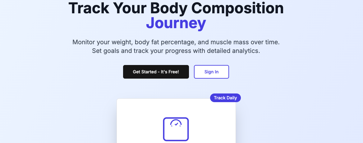 Body Composition Tracking